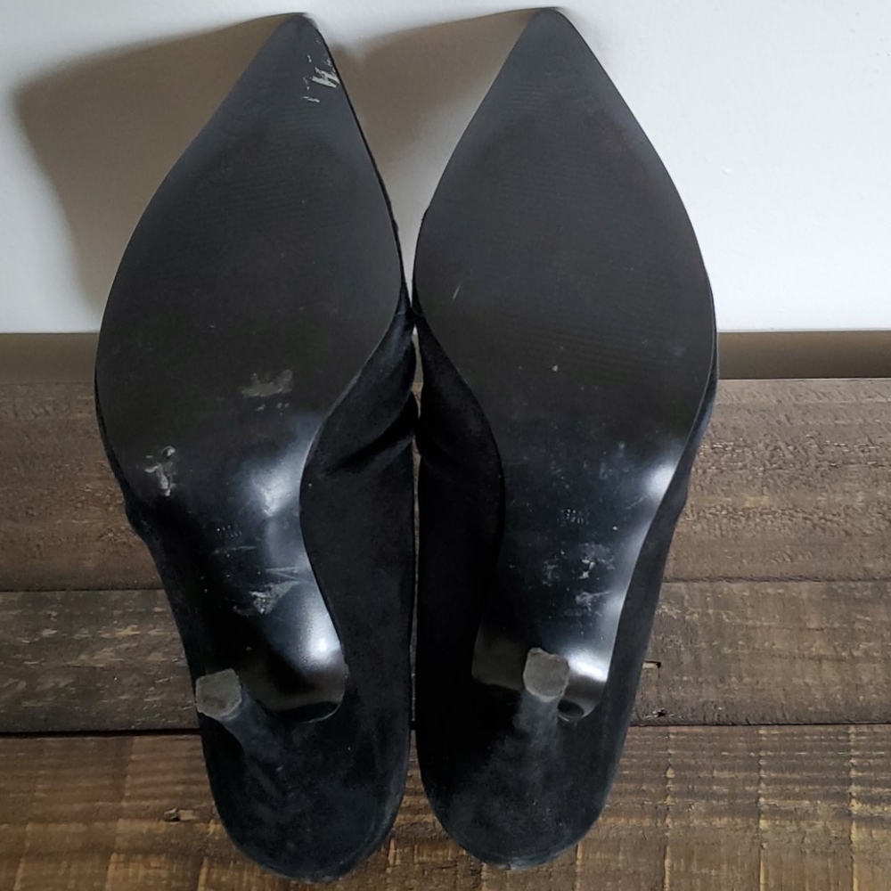 [ GUESS ] Suede/Velvet Ruched Booties - Picture 6 of 6